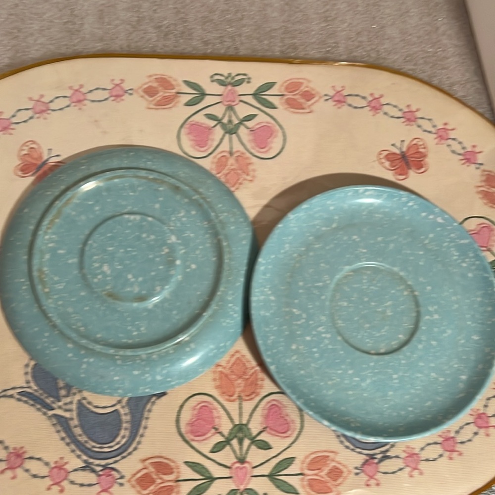 Vintage Dinnerware Melamine Splatter Texas Ware Bowls/Plates - Picture 6 of 8